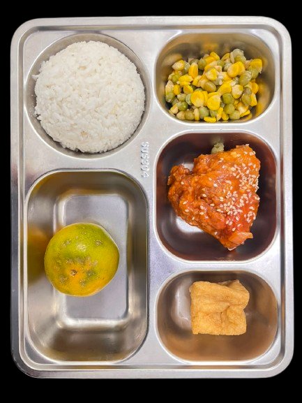 Nasi Putih Telur Ceplok Tempe Mendoan